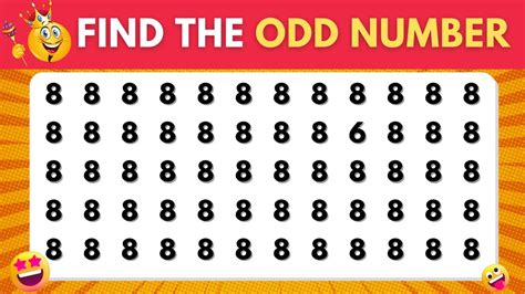 Quiz Find The Odd Number YouTube