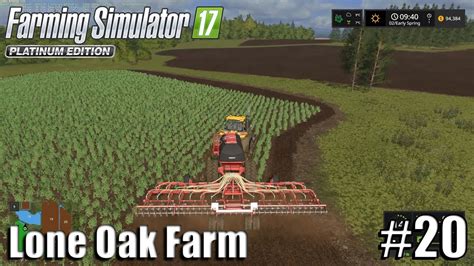 PIG FOOD SEEDING Lone Oak Farm Timelapse 20 Farming Simulator 17