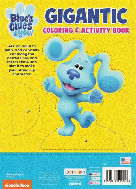 BLUE’S CLUES & YOU ACTIVITY + COLORING BOOK