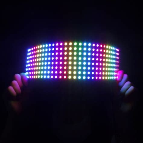 Flexible Rgb Led Matrix 8x32 Ws2812b 101801 Other By Smart