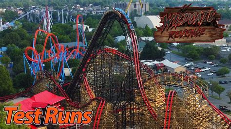 Wildcat S Revenge Test Runs Drone Footage Hersheypark May 23rd