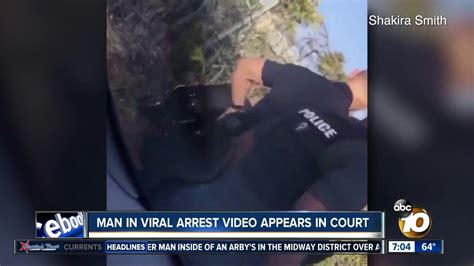 Man In Viral Police Arrest Video Appears In Court Youtube