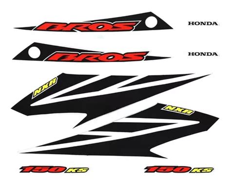 Kit Adesivos Honda Nxr 150 Bros Ks 2007 Branca Gelo MercadoLivre