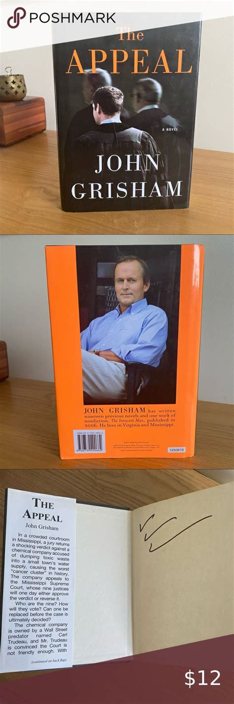 The Appeal John Grisham 2008 Large Print Hardcover | John grisham ...