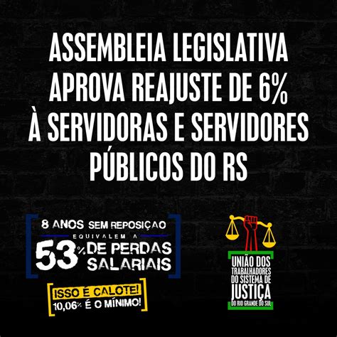 Assembleia Legislativa Aprova Reajuste De Para Funcionalismo P Blico