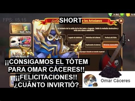 Short Consigamos El T Tem Para Omar C Ceres Felicidades Cu Nto