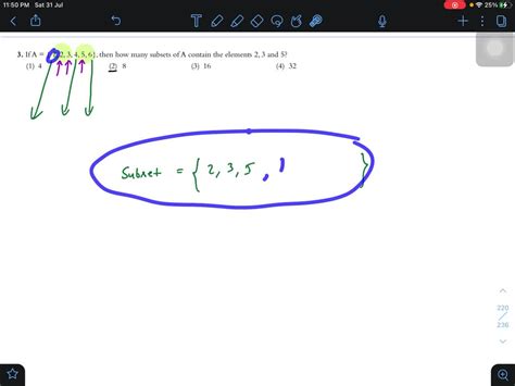 Solved If A {1 2 3 4 5 6} Then How Many Subsets Of A Contain The Elements 2 3 And 5 1 4 2