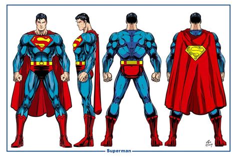 Superman Model Sheet By Capitalcomicsstudios On Deviantart Superman