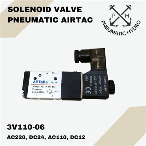 Jual Solenoid Pneunatic AIRTAC 3V110 06 Di Lapak Pneumatic Hydro