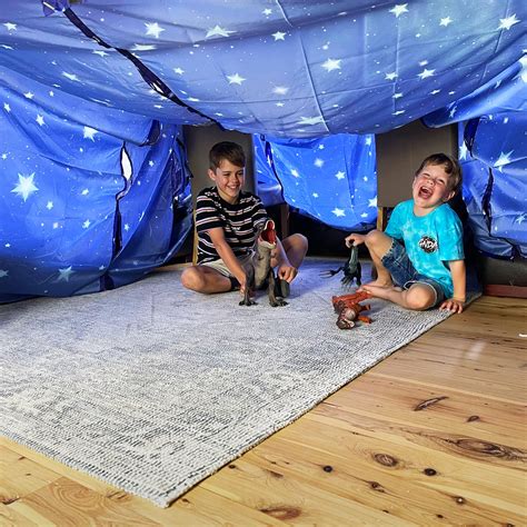 Buy Blanket Fort Building Kit for Kids 4-8 8-12+ - Build a Fort ...