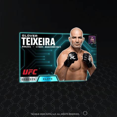 Glover Teixeira 2023 Genesis Set ELITE NFT For Sale 2022 23