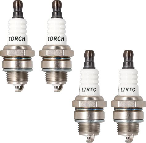 4PK TORCH L7RTC Spark Plug Replace For Champion 859 RCJ7Y 863 RCJ8Y 852