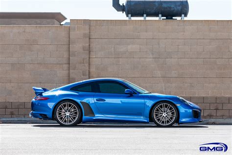 Techart And A Sapphire Blue Metallic Porsche Carrera Off