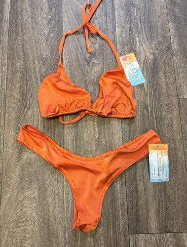 Womens Sexy Triangle Bikini Swimwear Thong Bathing Suits EBay