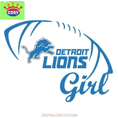 Lions Love Svg Football Lions Svg Love Lions Svg Nfl Svg Cricut