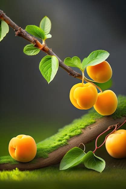 Premium Ai Image Green Mold On Apricots