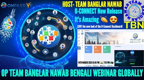 ONPASSIVE TEAM BANGLAR NAWAB BENGALI WEBINAR GLOBALLY NEW