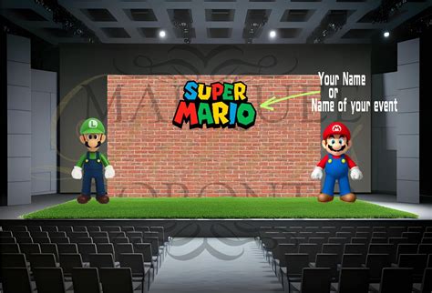 Super Mario v1 Theme Backdrop