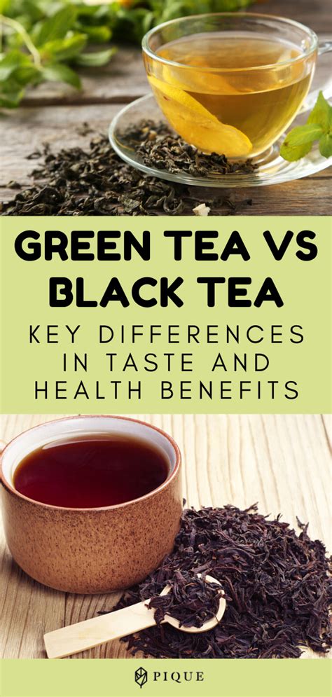 Black Tea vs Green Tea: Key Differences in Taste and Health Benefits ...