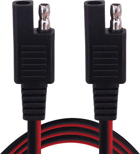 Yeebline Cable de extensión SAE de 18 AWG SAE a SAE 2 pines Cable 12 V