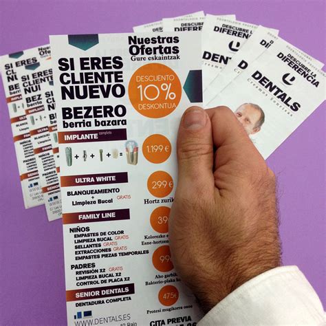 Flyers Buzoneo Dentals Gecona Publicidad