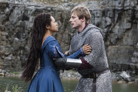 Merlin Gwen And Arthur Merlin Tv Series Merlin Show Bbc Tv Series