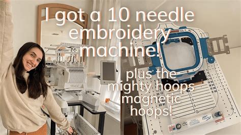 Getting A Needle Embroidery Machine Hoop Master Mighty Hoops