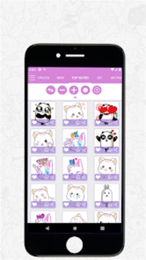 Wasticker Kawaii for whatsapp для Android Скачать