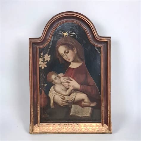 Sold At Auction La Vierge Allaitant L Enfant J Sus Espagne Fin Xvi