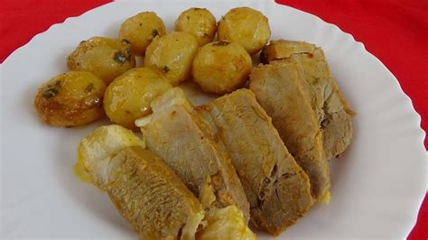 PERNIL ASSADO BATATAS MOLHO GOSTOSO YouTube