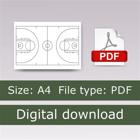 Blank Basketball Court For Plays Printable Layout Pdf Sheets Inspire Uplift