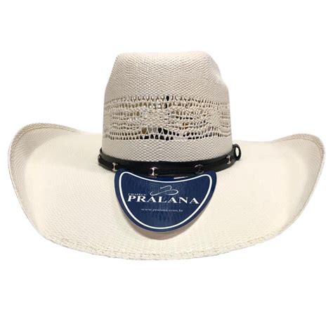 Chap U Country Importado Mexicano Original Pralana Bangor Branco