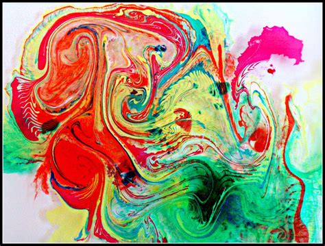 Marbling Inks Experiment By Gracedoragon On Deviantart Marbling Ink Graphic Design