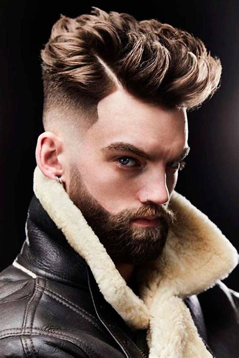 Mens Undercut Fade With Beard