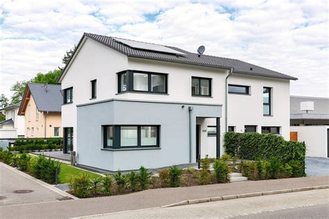 Moderne Doppelh User Bauen Mit Weberhaus