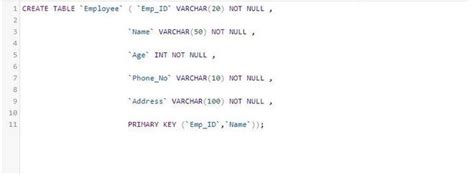 Consulta Sql Para Crear Una Tabla Con Una Clave Principal Barcelona Geeks