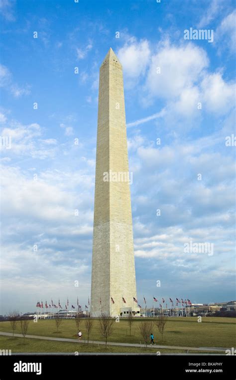 Washington Monument,shaped like an Egyptian obelisk, National Memorial,National Park Service ...