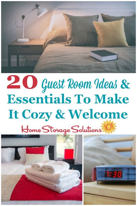 20 Guest Room Ideas & Essentials To Make It Cozy & Welcome