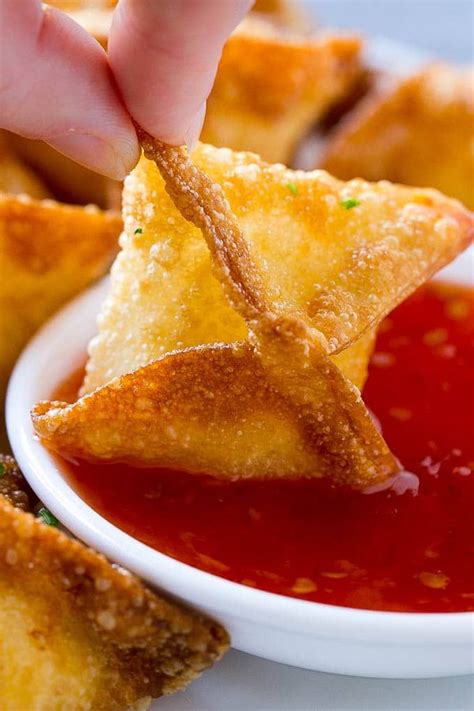 Make Your Own Take Out With Crispy Cream Cheese Wontons Wonton