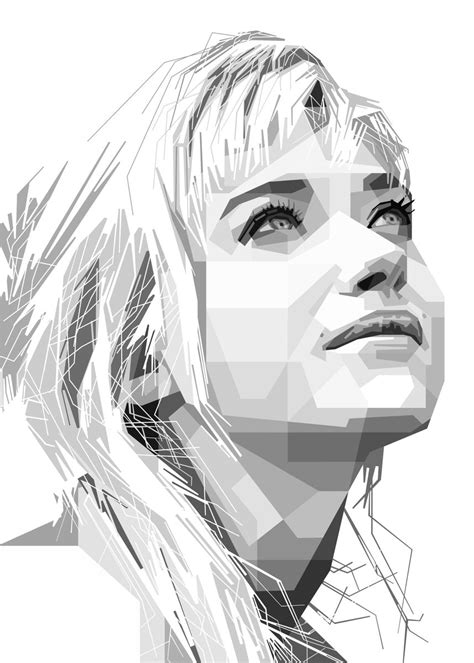 Imogen Poots Poster Picture Metal Print Paint By Ef Fadli Displate