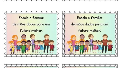 Escola E Fam Lia De M Os Dadas Para Um Futuro Melhor Blog Espa O Educar