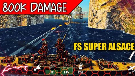 FS SUPER ALSACE GAMEPLAY BATTLE OF WARSHIPS YouTube