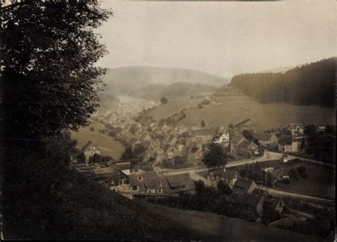 Foto Bad Grund Im Harz Blick Auf Den Ort Mit Umgebung Um 1920