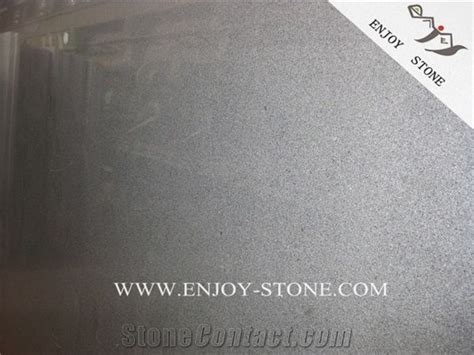 Padang Black Granite Big Slabs Sesame Black Flamed Granite Slab China