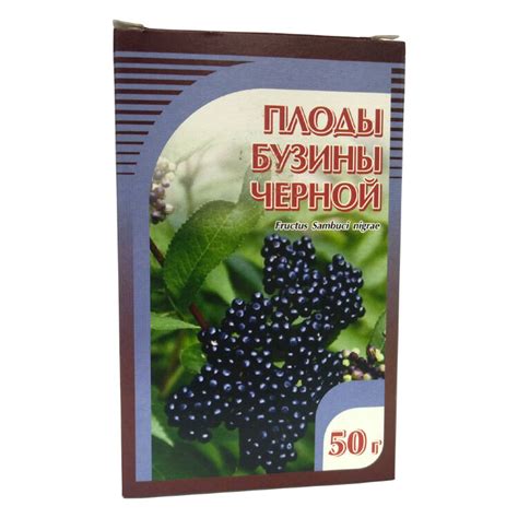 Бузина Чёрная плоды 50 г Хорст ООО от 250 руб. с доставкой по Москве и ...