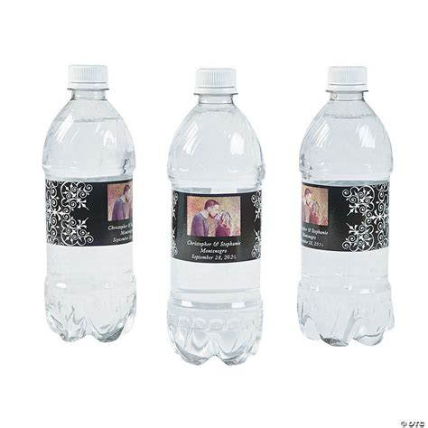 Custom Photo Wedding Water Bottle Labels | Oriental Trading