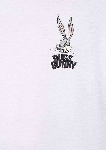 Bugs Bunny Bask L Beyaz Ti Rt Mavi