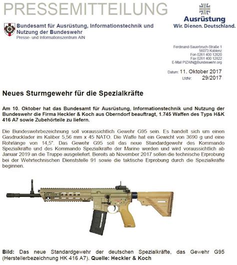 PHOTO FILE G95K Neues KSK Sturmgewehr SPARTANAT