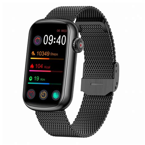 Smartwatch Garett Wave Rt Czarny Stalowy Garett Sklep Empik