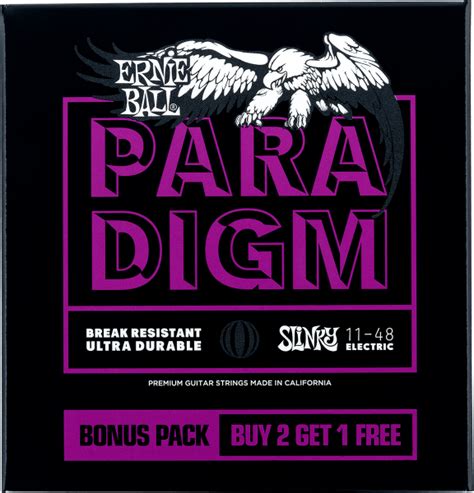 Ernie Ball Electric X Set Paradigm Slinky Set Of